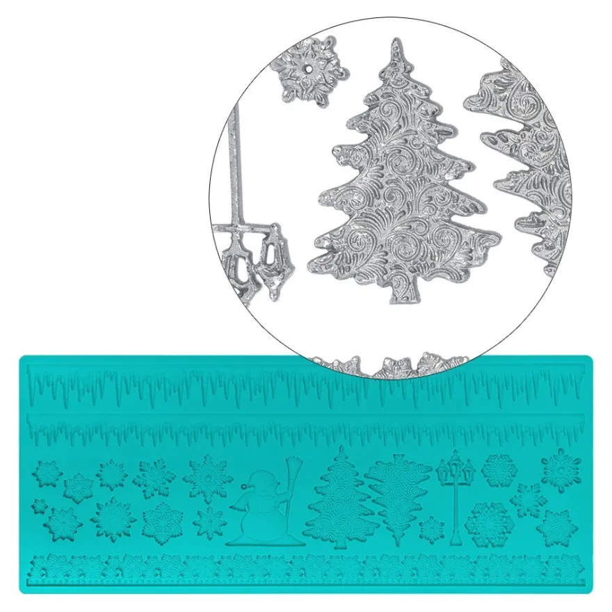 Silikon-Dekormatte, Design 47, 36cm x 15cm x 0,3cm