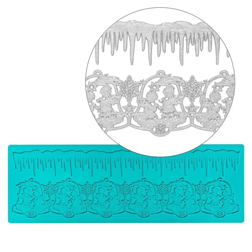 Silikon-Dekormatte, Design 49, 30cm x 10cm x 0,2cm