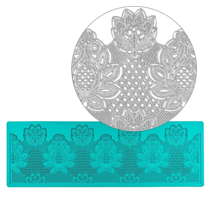 Silikon-Dekormatte, Design 66, 30cm x 10cm x 0,2cm
