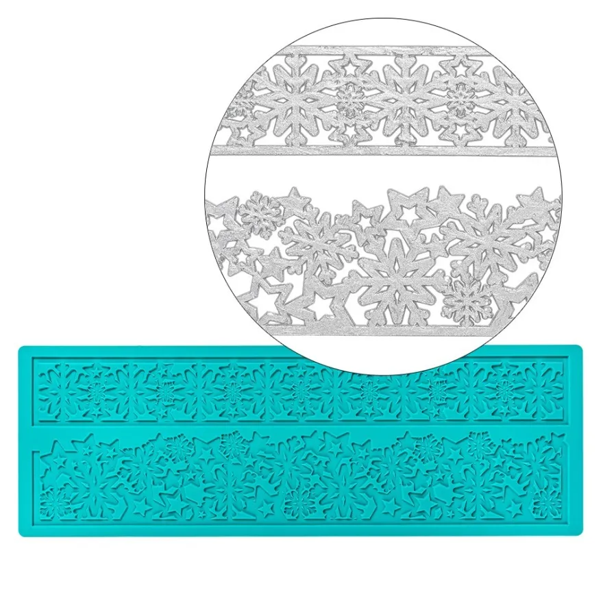 Silikon-Dekormatte, Design 52, 30cm x 10cm x 0,2cm