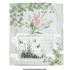 Silikon-Dekormatte, Design 78, 15,3cmx 15,3cm x 0,4cm, Wandfläche