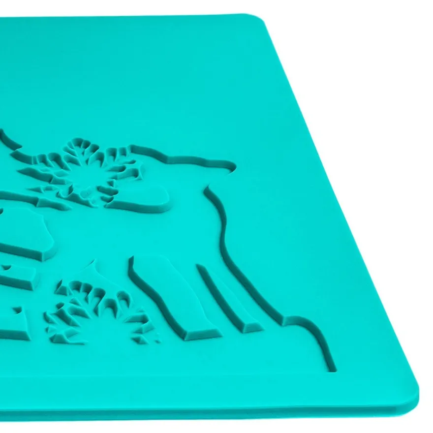 Silikon-Dekormatte, Design 55, 30cm x 10cm x 0,2cm