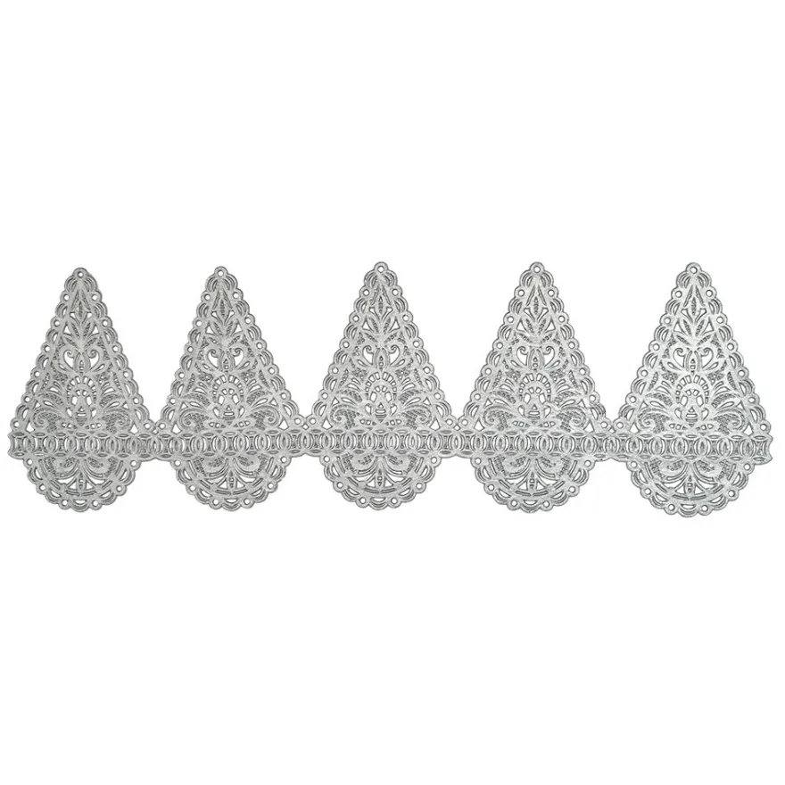 Silikon-Dekormatte, Design 77, 32,5cm x 11,5cm x 0,2cm, für Kugeln mit Ø 10cm