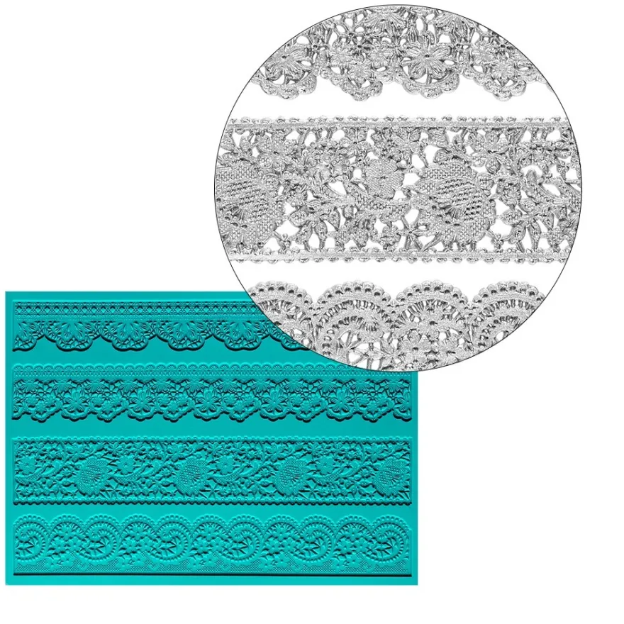 Silikon-Dekormatte, Design 44, 20,9cm x 15cm x 0,2cm