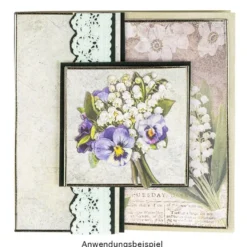 Silikon-Dekormatte, Design 44, 20,9cm x 15cm x 0,2cm