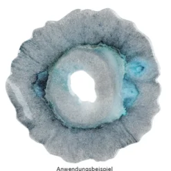 Silikonform Achat 3, 13cm x 12,8cm x 1cm, mit Aussparung
