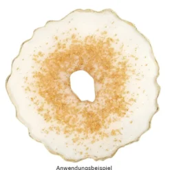 Silikonform Achat 3, 13cm x 12,8cm x 1cm, mit Aussparung