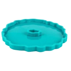 Silikonform Achat 3, 13cm x 12,8cm x 1cm, mit Aussparung