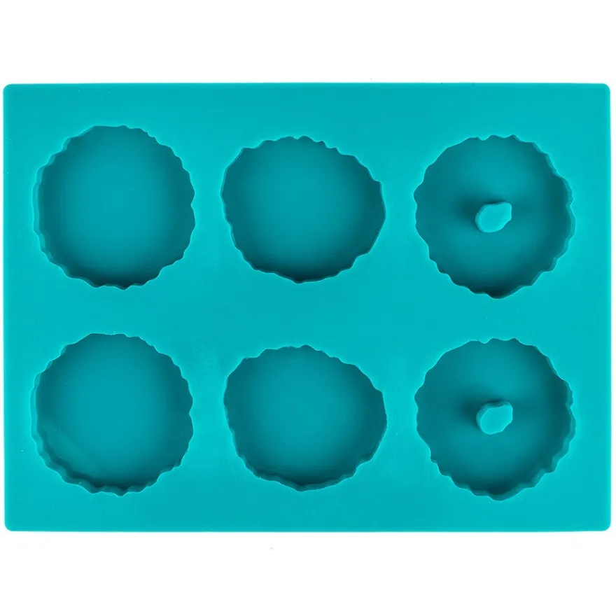 Silikonform Achat 4, unterschiedliche Designs