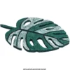 Silikonform, Blatt Monstera, 24,7cm x 17,2cm x 1cm, transluzent, lebensmittelecht