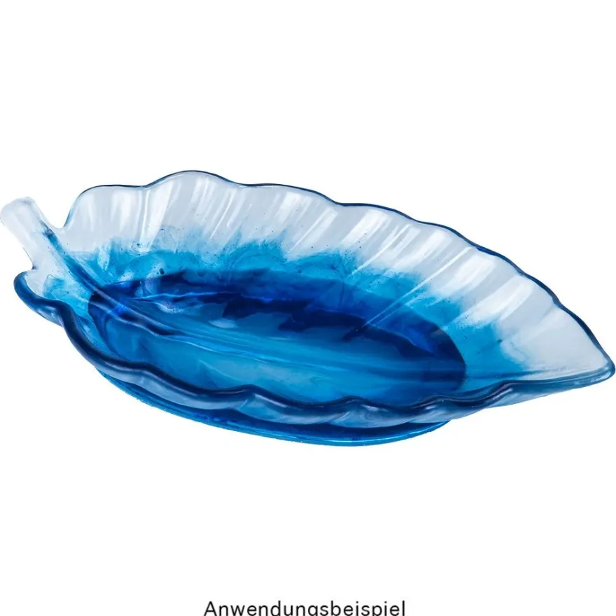 Silikonform, Blattschale 2, 18,8cm x 10cm x 3,4cm, transluzent, lebensmittelecht