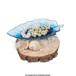 Silikonform, Blattschale 2, 18,8cm x 10cm x 3,4cm, transluzent, lebensmittelecht