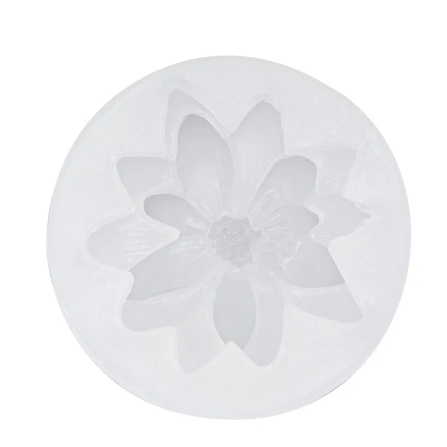 Silikonform Blume 1, Größe fertiges Objekt: 3,5cm x 3,7cm x 0,8cm