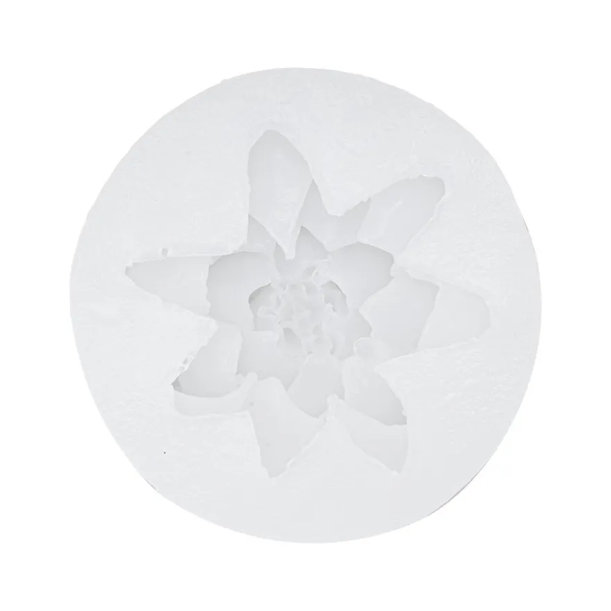 Silikonform Blume 3, Größe fertiges Objekt: 6,1cm x 6,3cm x 1,7cm