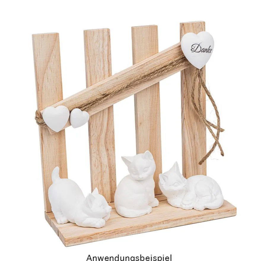 Silikonformen, Katzen, verschiedene Größen, transluzent, 4 Stück