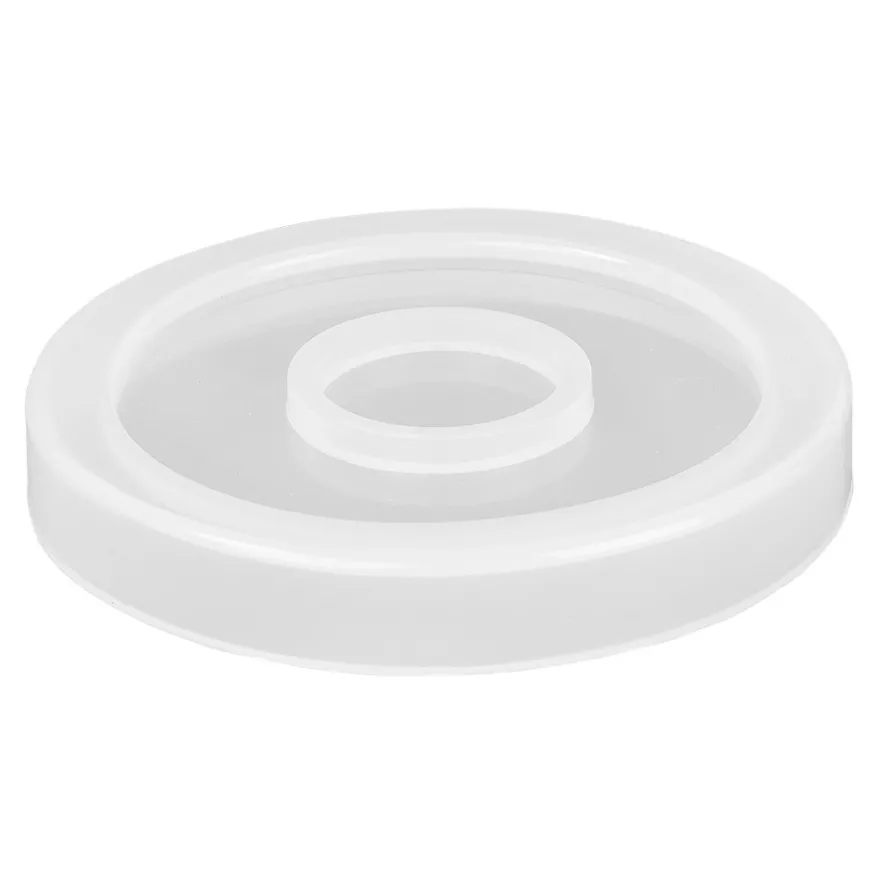 Silikonformen Untersetzer, Größe Untersetzer: Ø 8cm, 0,9cm hoch, 4 Stück