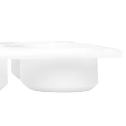 Silikonform für 6 Ovale in der Größe 6,4cm x 4,3cm x 2,7cm, mit abgeschrägter Kante