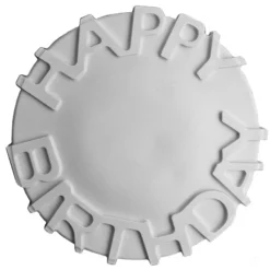 Silikonform, Happy Birthday, Ø 20cm, 5cm hoch