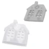 Silikonform, Haus, 7,7cm x 1,1cm x 8,7cm, lebensmittelecht