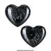 Silikonform, Herzen 3, 20,1cm x 1cm x 17,5cm, 9 Herzen, lebensmittelecht