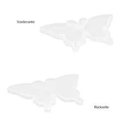 Silikonform, Holografie-Effekt, Schmetterling, 10,3cm x 6,9cm x 0,7cm, lebensmittelecht