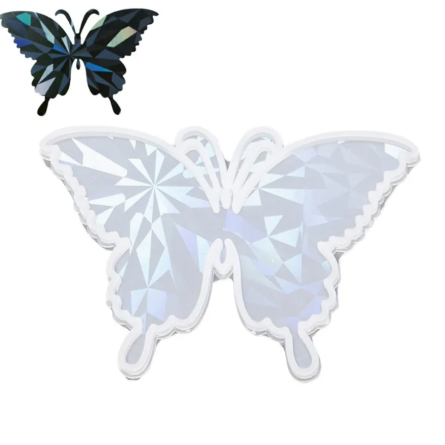 Silikonform, Holografie-Effekt, Schmetterling, 10,3cm x 6,9cm x 0,7cm, lebensmittelecht