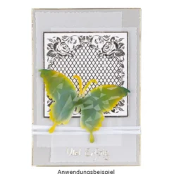Silikonform, Holografie-Effekt, Schmetterling, 10,3cm x 6,9cm x 0,7cm, lebensmittelecht