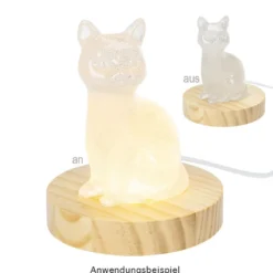 Silikonform, Katze 1, 6,9cm x 5,8cm x 10,9cm, transluzent, lebensmittelecht