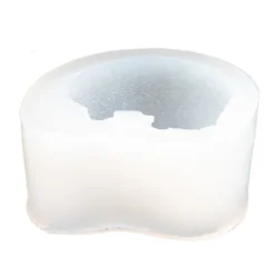 Silikonform, Katze 2, 8,4cm x 6,4cm x 4,4cm, transluzent