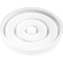 Silikonform Kerzenhalter Stabkerze, Größe Objekt: 2,4cm hoch, Ø 13,9cm