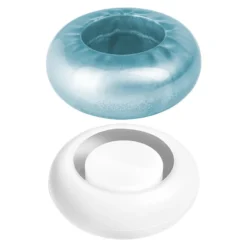 Silikonform Kerzenhalter Teelicht, Größe Objekt: 4,9cm hoch, Ø 11,1cm