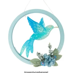 Silikonform, Kolibri 2, 23cm x 14,9cm x 1,6cm, transluzent, lebensmittelecht