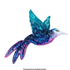 Silikonform, Kolibri 2, 23cm x 14,9cm x 1,6cm, transluzent, lebensmittelecht
