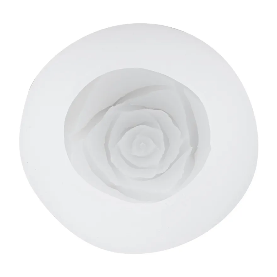 Silikonform Rose 2, Größe fertiges Objekt: 6cm x 6cm x 5,3cm