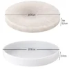 Silikonform, runde Scheibe/Tischplatte, Ø36cm, 5,8cm hoch, transluzent, lebensmittelecht
