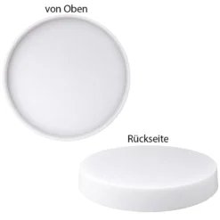 Silikonform, runde Scheibe/Tischplatte, Ø36cm, 5,8cm hoch, transluzent, lebensmittelecht
