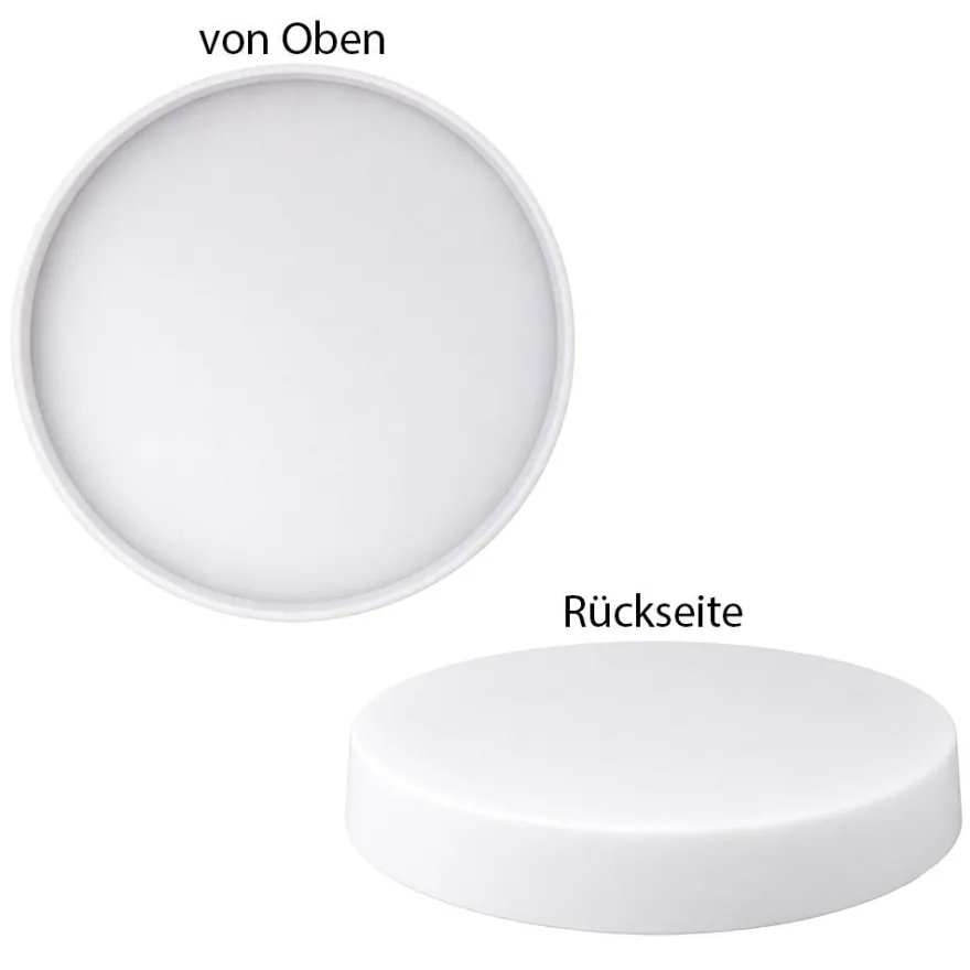 Silikonform, runde Scheibe/Tischplatte, Ø36cm, 5,8cm hoch, transluzent, lebensmittelecht