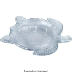 Silikonform, Schale Schildkröte, 24,1cm x 20,6cm x 3,5cm, transluzent, lebensmittelecht