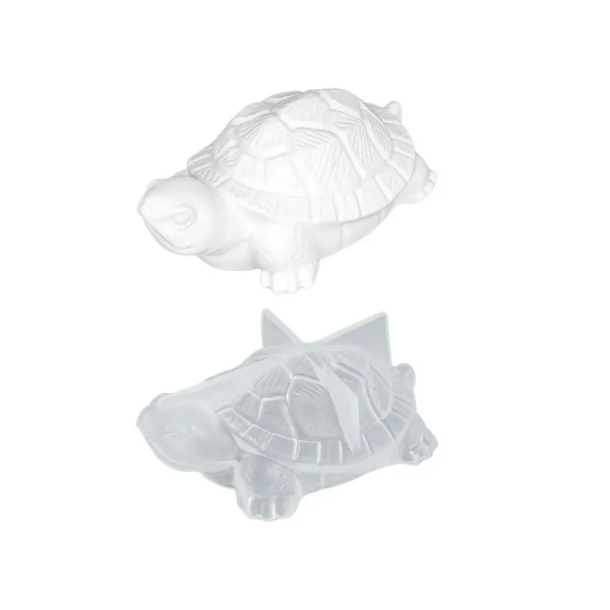 Silikonform, Schildkröte 2, 7,2cm x 4,2cm x 2,7cm, transluzent, lebensmittelecht