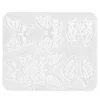 Silikonform, Schmetterlinge 4, 16,5cm x 0,5cm x 14,3cm, 8 Designs, lebensmittelecht