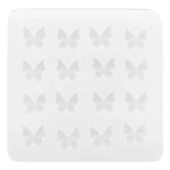 Silikonform, Schmetterlinge 3, 5,6cm x 0,5cm x 5,6cm, 16 Schmetterlinge