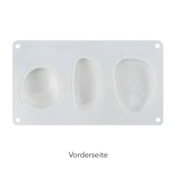 Silikonform Steine 2, für 3 Steine in verschiedenen Größen, lebensmittelecht