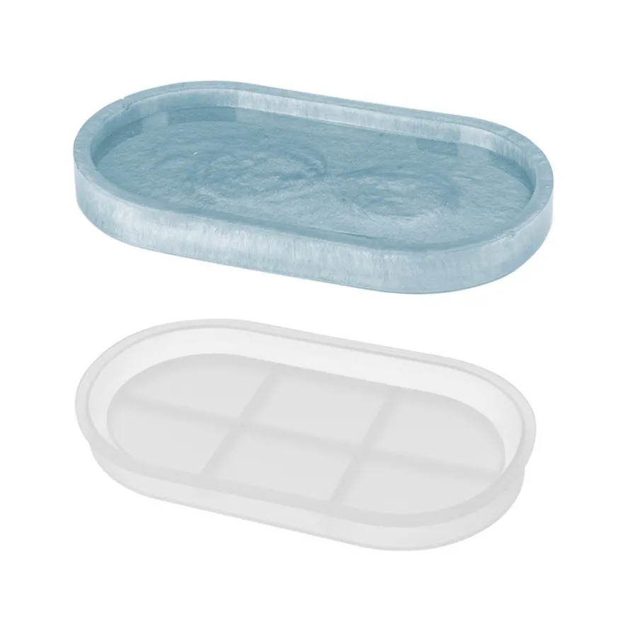 Silikonform Tablett 2, Größe 17,4cm x 9,6cm x 1,7cm
