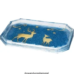 Silikonform Tablett 1, Größe Tablett: 24,7cm x 17,1cm x 1,6cm