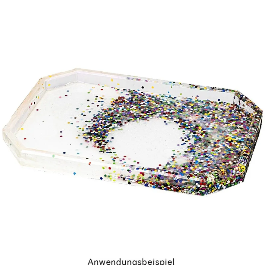 Silikonform Tablett 1, Größe Tablett: 24,7cm x 17,1cm x 1,6cm