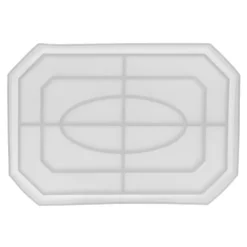 Silikonform Tablett 1, Größe Tablett: 24,7cm x 17,1cm x 1,6cm
