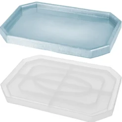 Silikonform Tablett 1, Größe Tablett: 24,7cm x 17,1cm x 1,6cm