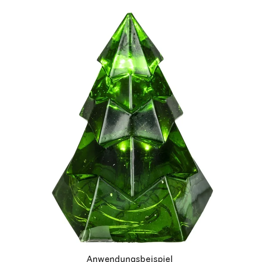 Silikonform Tannenbaum 1, Größe Figur: 7,5cm x 5,3cm x 5,6cm