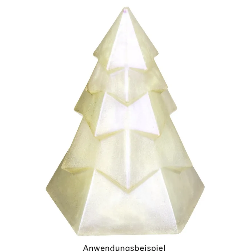 Silikonform Tannenbaum 1, Größe Figur: 7,5cm x 5,3cm x 5,6cm