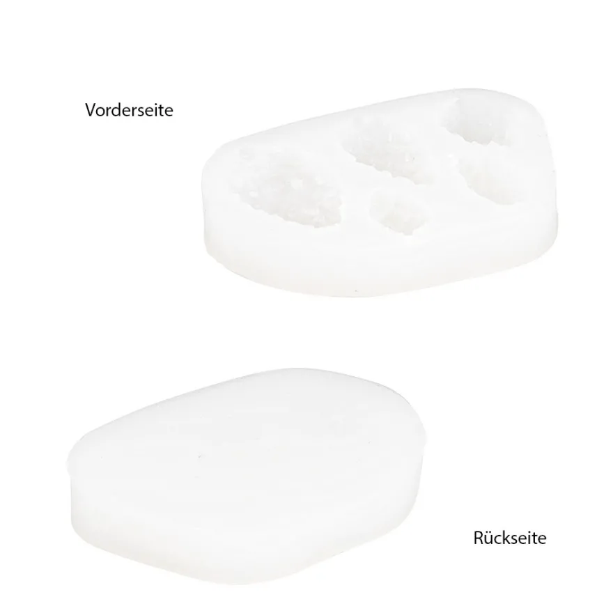 Silikonform, Tannenzapfen, 10,4cm x 7cm x 1,6cm, lebensmittelecht